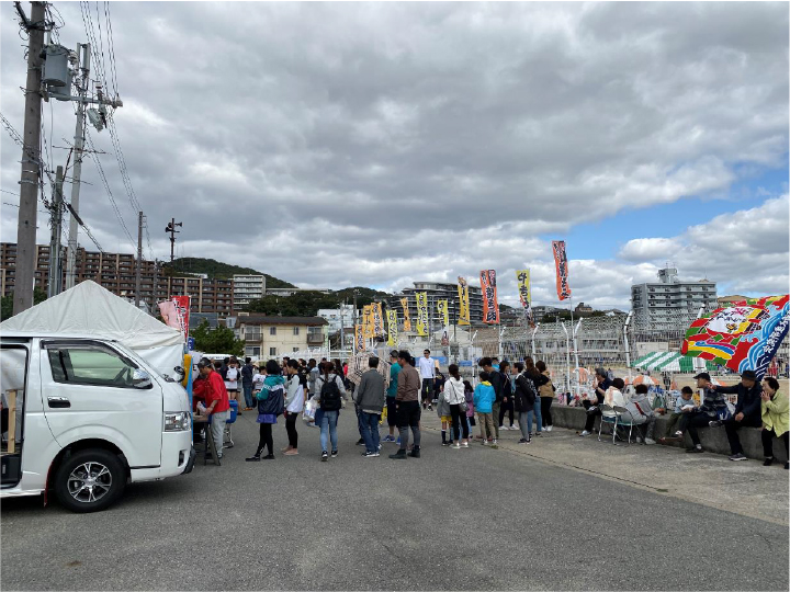 須磨ビーチフェスタに協力「すまいる食堂」を協賛